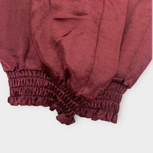 NWT GUESS Satin Cargo Pants - Picture 8 of 11